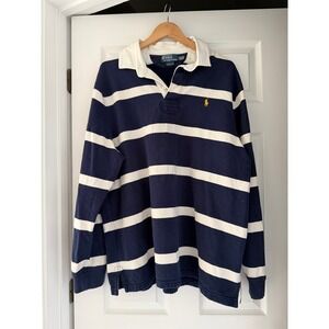 Ralph Lauren Mens Rugby Fleece Lined Long Sleeve Shirt